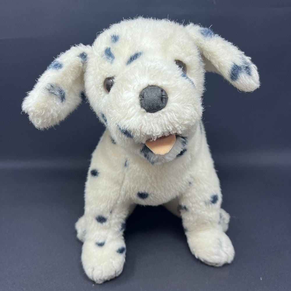 TY Dalmatian‎ Sparky Plush 17" Dog VTG 1989 White Black Spotted Stuffed Puppy